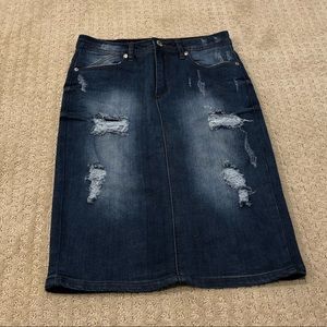 Women’s denim skirt